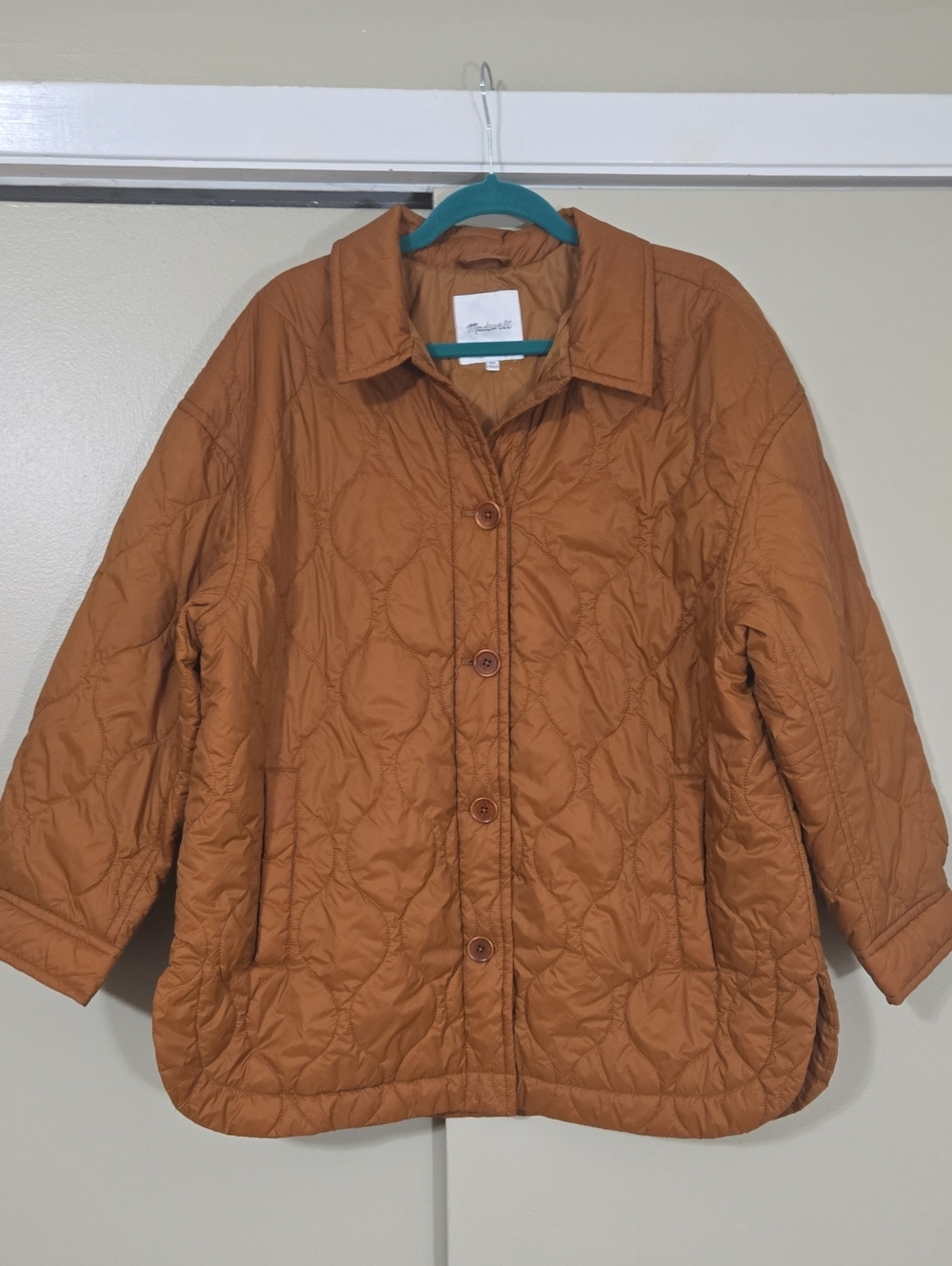 Madewell Airpuff Quilted Shirt Jacket Size XXL